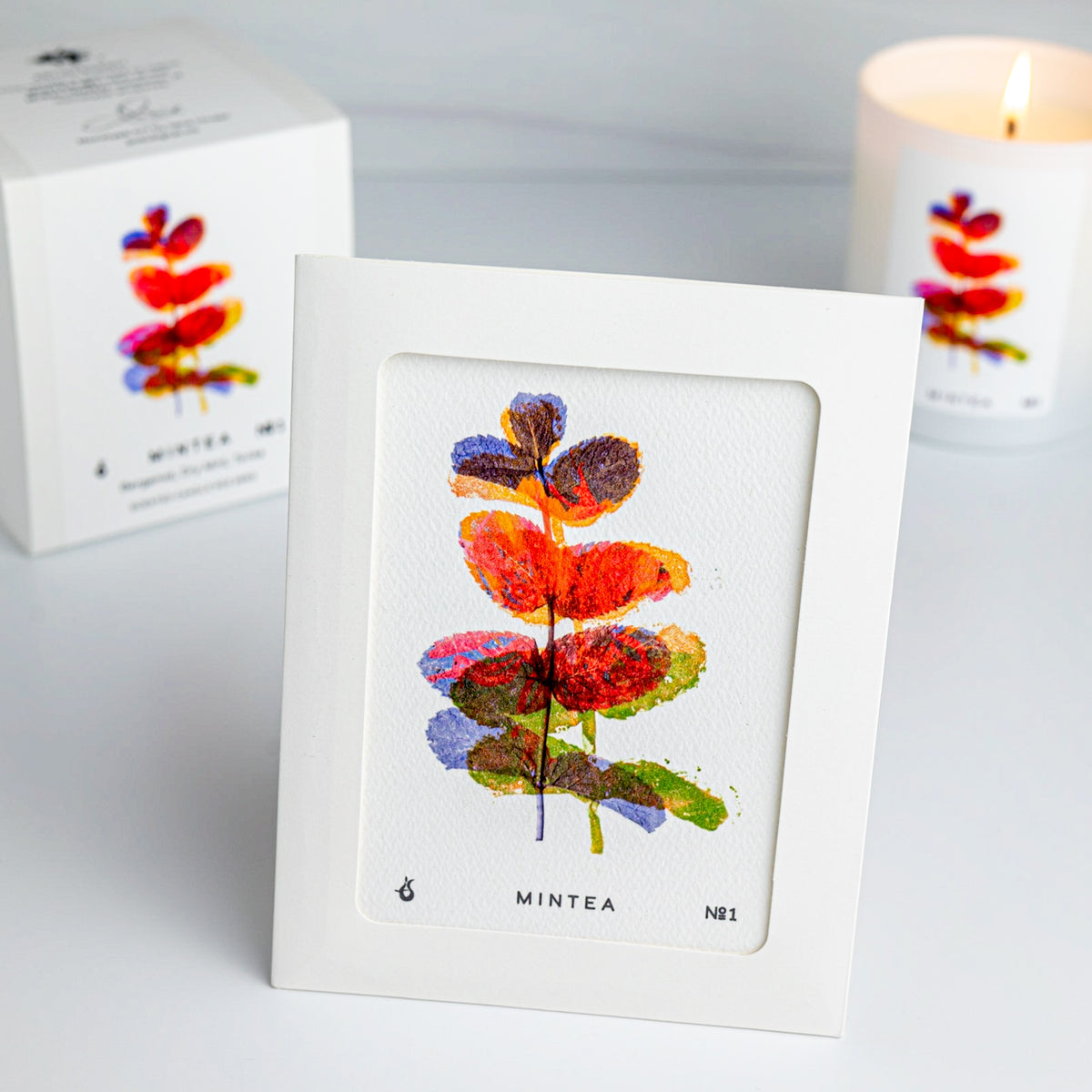 Mintea Greeting Card Print